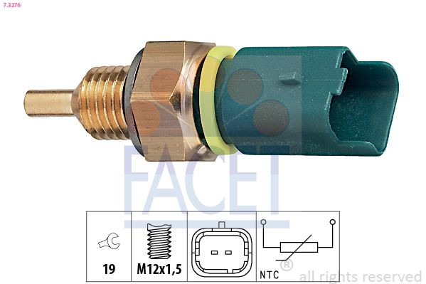 FACET Sensor, coolant temperature Article number: 7.3276 cheaply