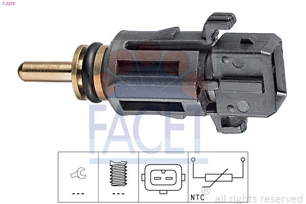 FACET Sensor, coolant temperature Article number: 7.3279 cheaply