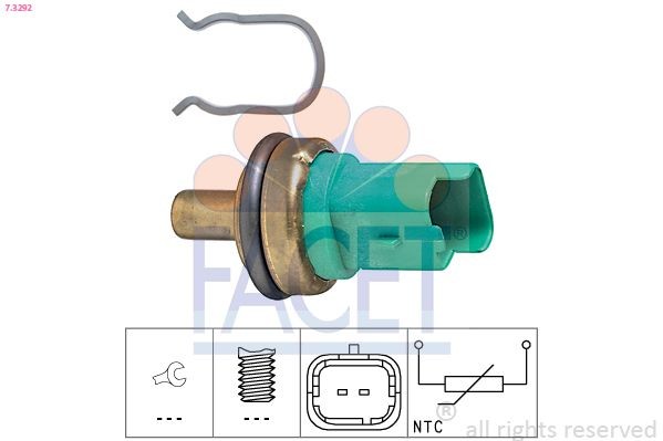 FACET Sensor, coolant temperature Article number: 7.3292 cheaply