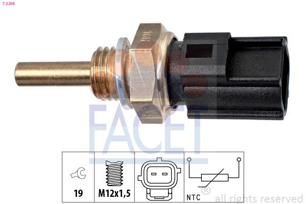 FACET Sensor, coolant temperature Article number: 7.3298 cheaply