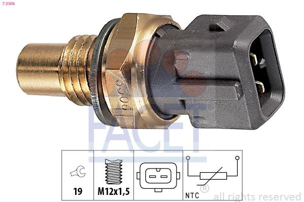 FACET Oil temperature sensor Article number: 7.3306 cheaply