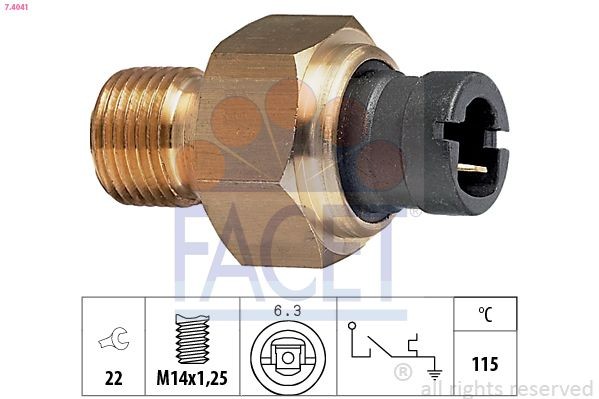 FACET Temperature Switch, coolant warning lamp Article number: 7.4041 cheaply