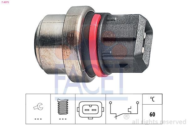 FACET Temperature Switch, coolant warning lamp Article number: 7.4075 cheaply