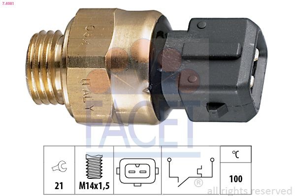 FACET Temperature Switch, coolant warning lamp Article number: 7.4081 cheaply
