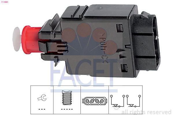 FACET Temperature Switch, coolant warning lamp Article number: 7.4088 cheaply