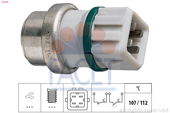 FACET Temperature Switch, coolant warning lamp Article number: 7.4104 cheaply