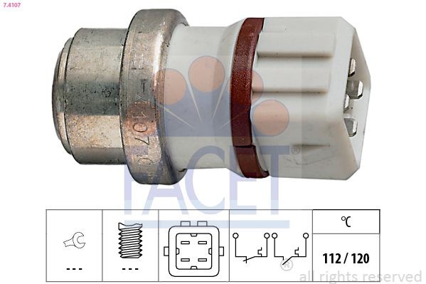 FACET Temperature Switch, coolant warning lamp Article number: 7.4107 cheaply