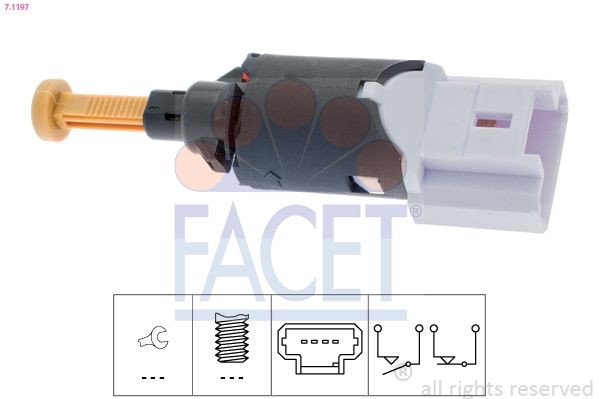 FACET Temperature Switch, radiator fan Article number: 7.5033 cheaply
