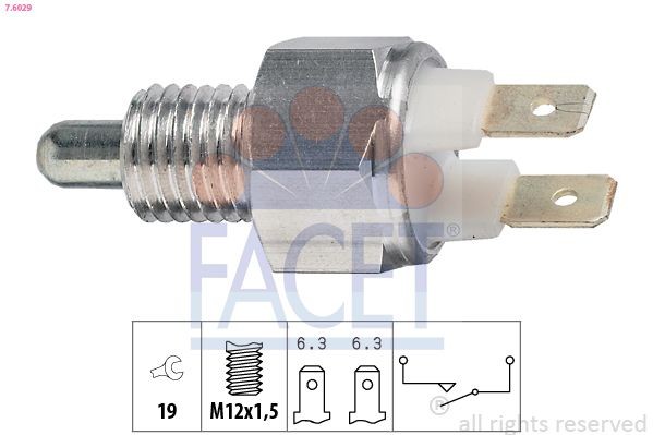 FACET Reverse light switch Article number: 7.6029 cheaply