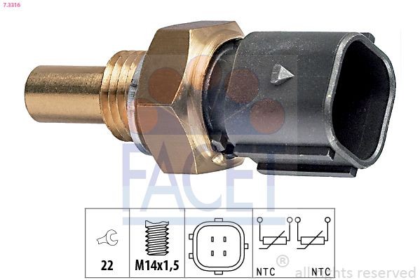 FACET Reverse light switch Article number: 7.6138 cheaply