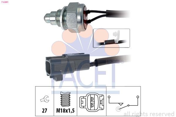 FACET Reverse light switch Article number: 7.6261 cheaply