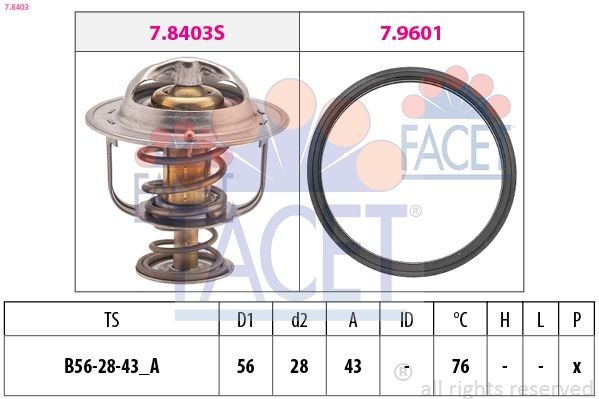 FACET Thermostat Article number: 7.8403 cheaply