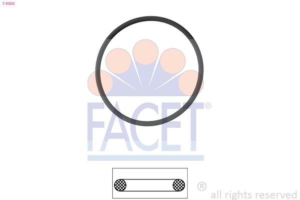 FACET Gasket, thermostat Article number: 7.9550 cheaply