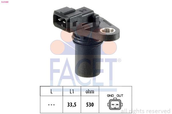 FACET RPM Sensor, engine management Article number: 9.0189 cheaply