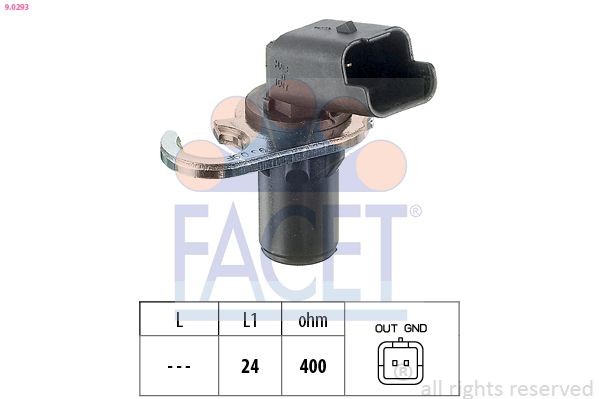 FACET Crankshaft sensor Article number: 9.0293 cheaply