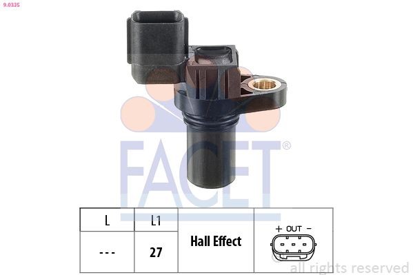 FACET Sensor, knastakselposition Varenummer: 9.0335 billige