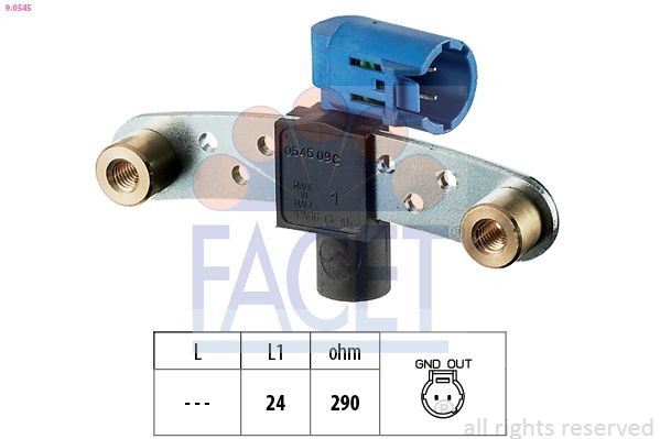 FACET RPM Sensor, automatic transmission Article number: 9.0493 cheaply
