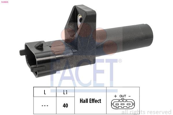 FACET Knock Sensor Article number: 9.3006 cheaply