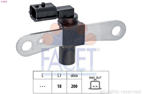 FACET Knock Sensor Article number: 9.3010 cheaply
