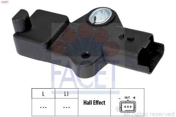 FACET Knock Sensor Article number: 9.3012 cheaply
