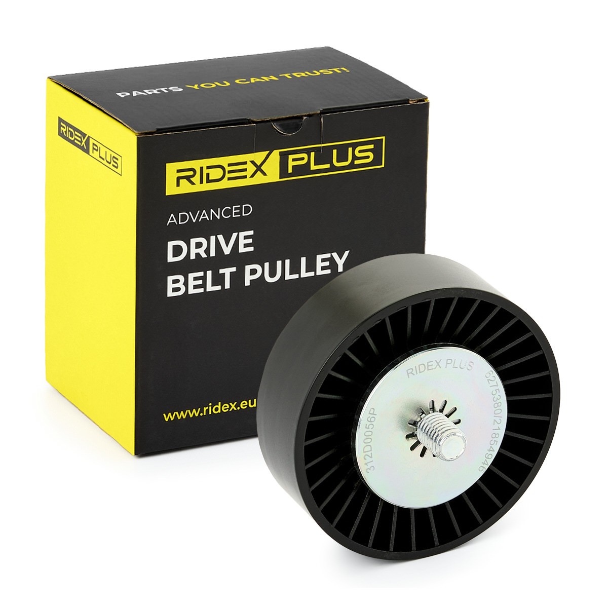 RIDEX PLUS Deflection / Guide Pulley, v-ribbed belt Article number: 312D0056P cheaply