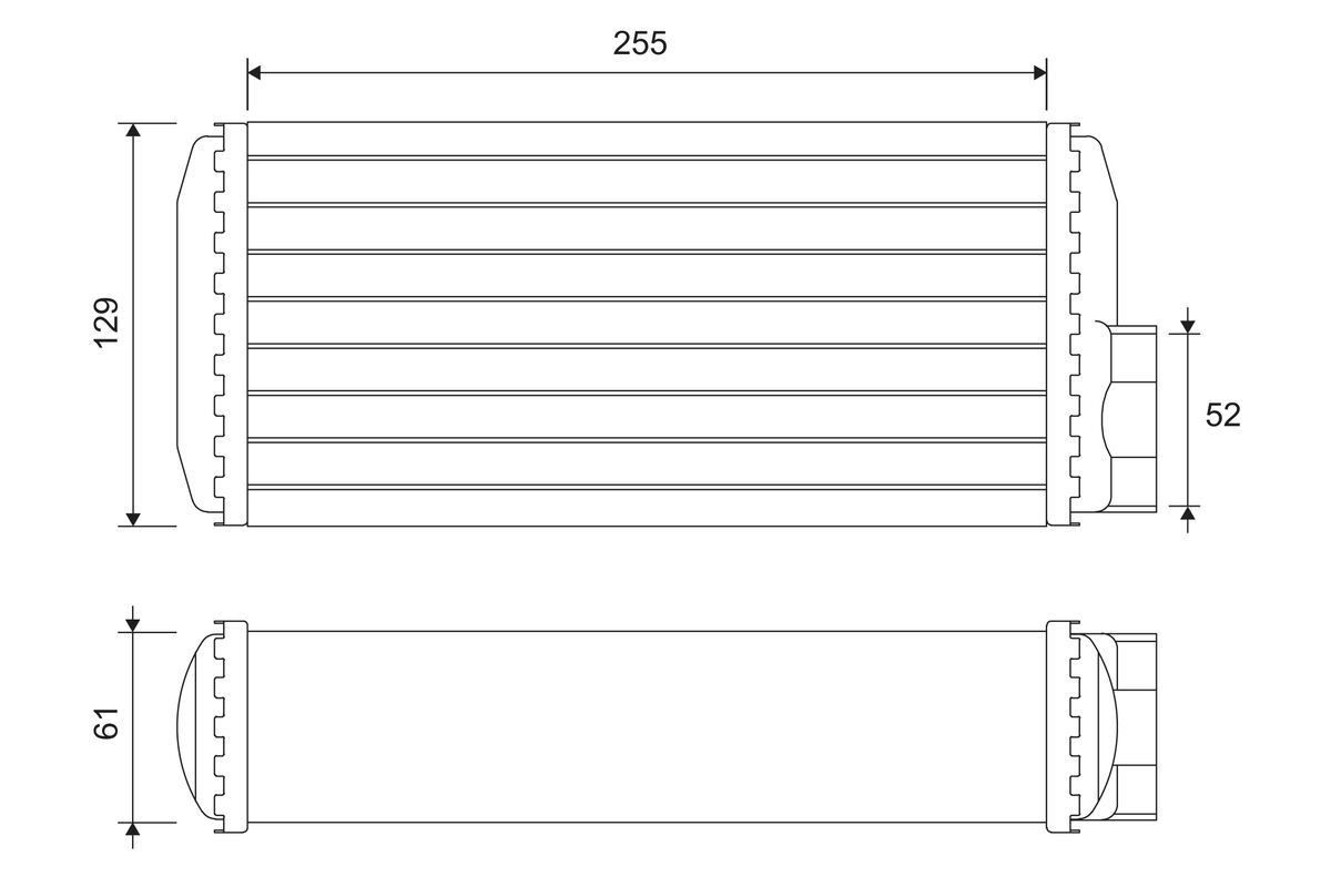 VALEO Heater matrix Article number: 811638 cheaply