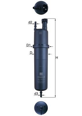 KNECHT Fuel filter Article number: KL 1131 cheaply