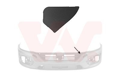 VAN WEZEL Cover, bumper Article number: 2818585 cheaply