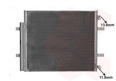 VAN WEZEL Air conditioning condenser Article number: 58015711 cheaply