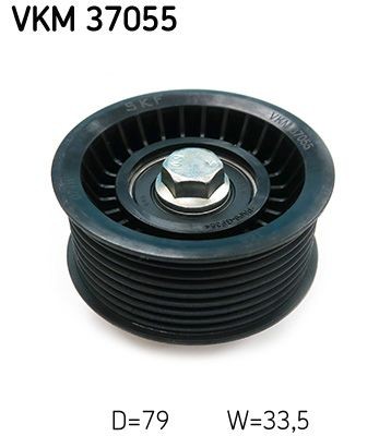 SKF Deflection / Guide Pulley, v-ribbed belt Article number: VKM 37055 cheaply