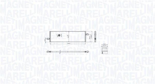 MAGNETI MARELLI Engine radiator Article number: 350213217100 cheaply
