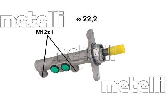 METELLI Peapiduri silinder Artikli number: 05-1267 soodsalt