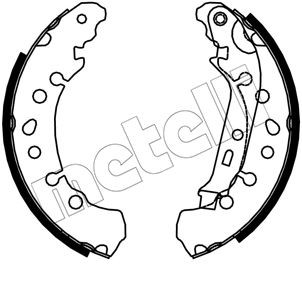 METELLI Brake Shoe Set Article number: 53-0750 cheaply