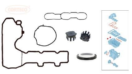 CORTECO Gasket Set, timing case Article number: 49118900 cheaply