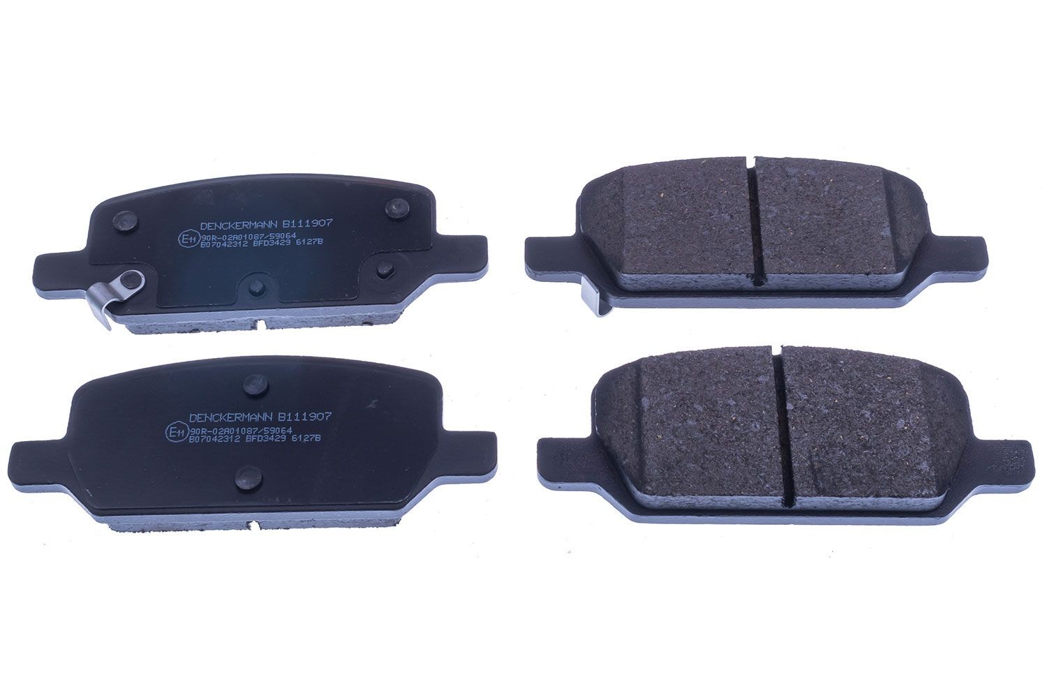DENCKERMANN Brake pad set Article number: B111907 cheaply