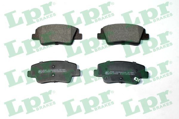 LPR Brake pad set Article number: 05P2361 cheaply