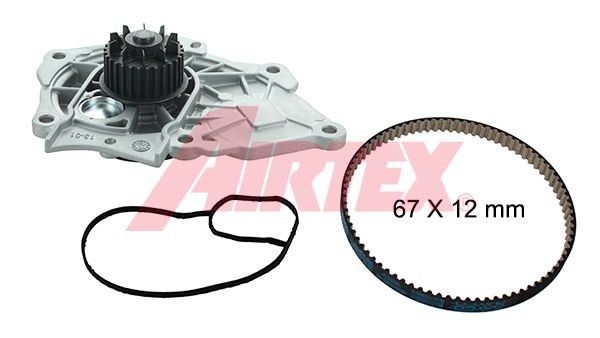 AIRTEX Water pump and timing belt kit Article number: WPK-208001 cheaply