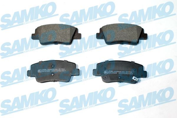 SAMKO Brake pad set Article number: 5SP2361 cheaply