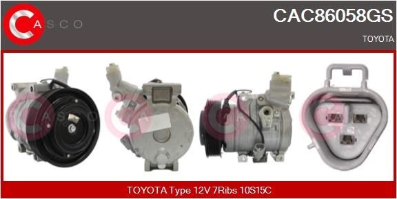 CASCO Control Valve, compressor Article number: CCV02001AS cheaply