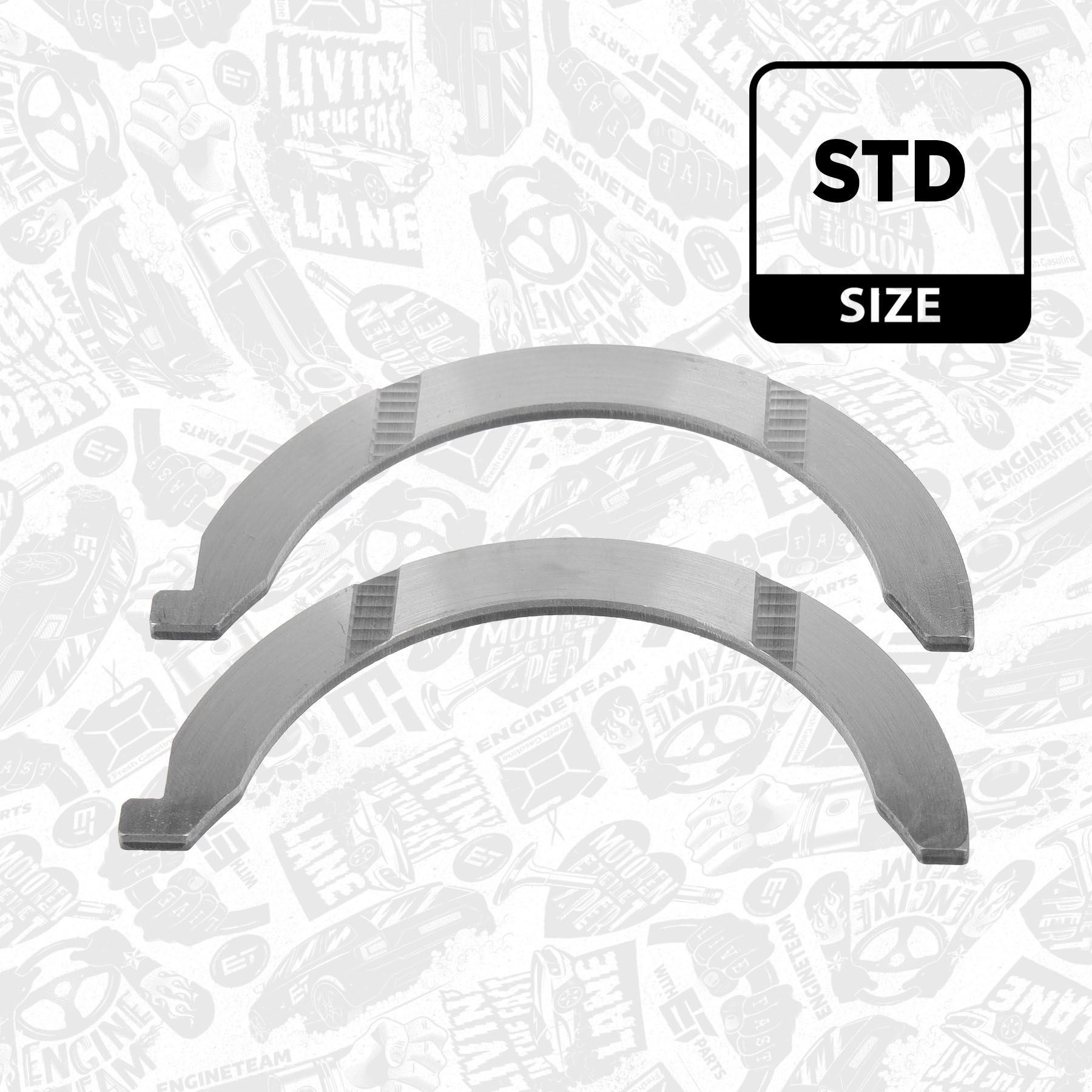 ET ENGINETEAM LA002400 Thrust Washer, crankshaft MASTER 2.3 dCi 100 FWD (JV0A, JV0B, JV0G, JV0H) 101 PS Diesel
