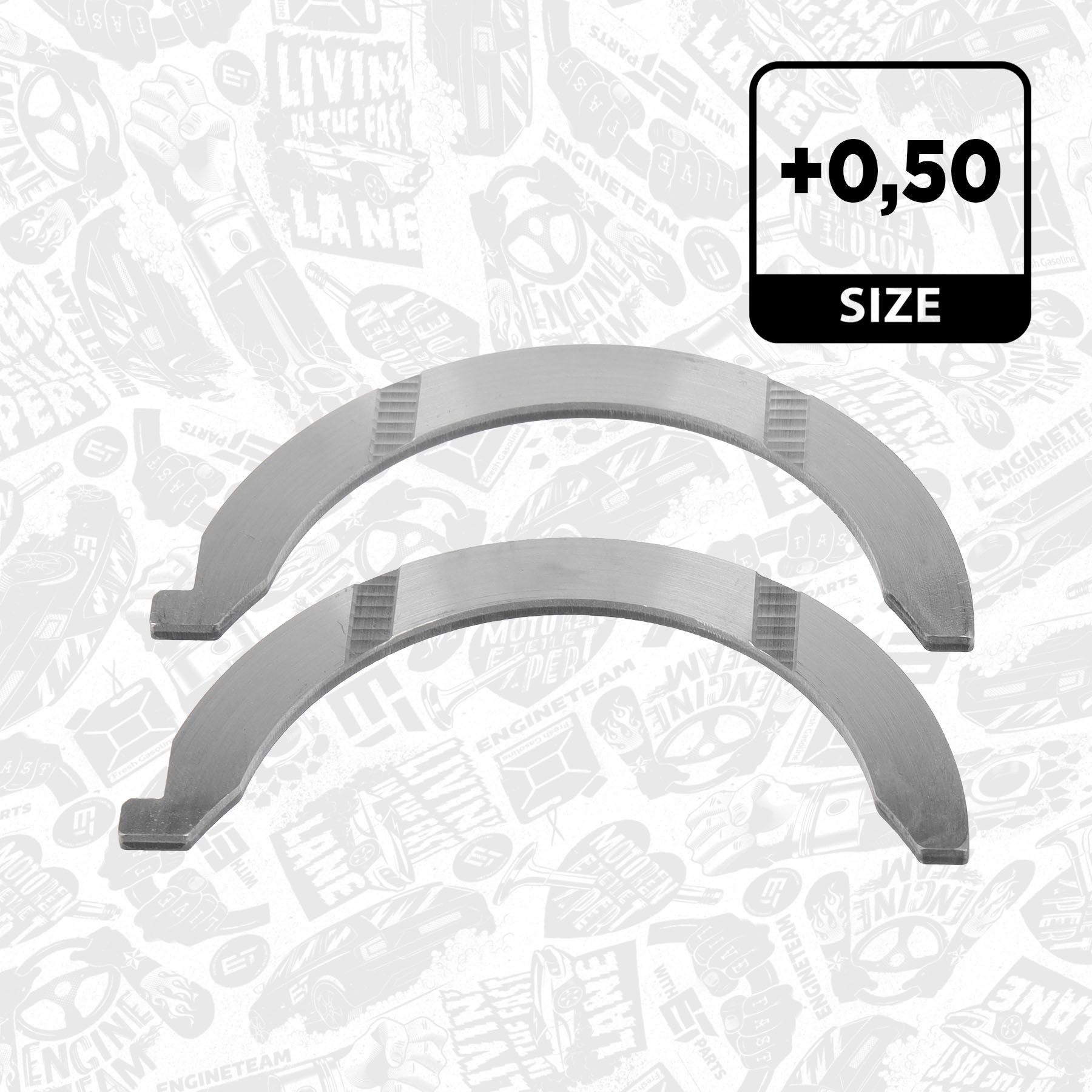 ET ENGINETEAM LA002450 Thrust Washer, crankshaft MASTER 2.3 dCi 100 FWD (JV0A, JV0B, JV0G, JV0H) 101 PS Diesel