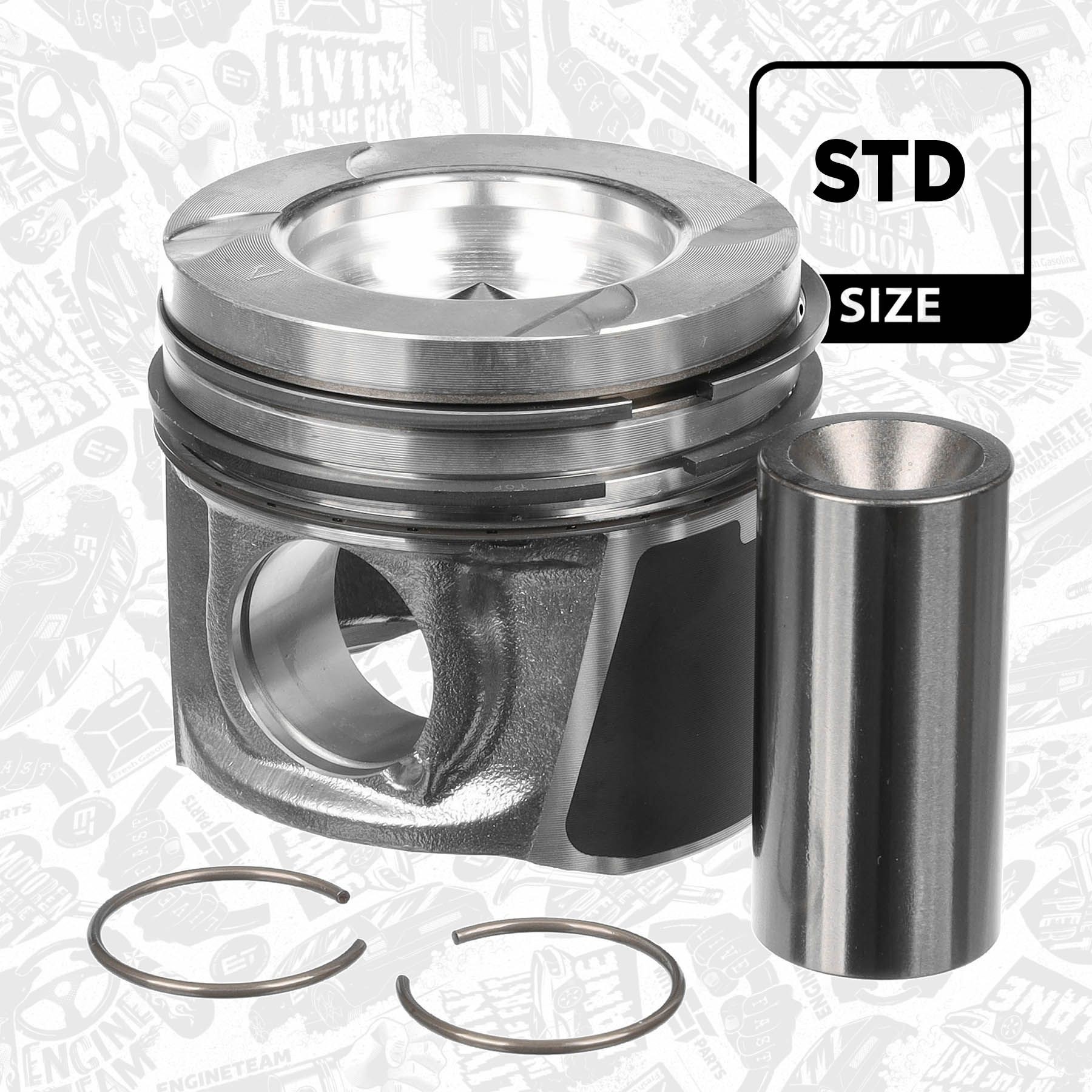 ET ENGINETEAM Piston Article number: PM015300 cheaply