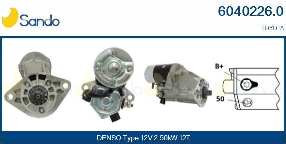 SANDO 3032H00.1 Generator, starter STONIC 1.0 T-GDi Eco-Dynamics+ 120 HK Benzin/elektro