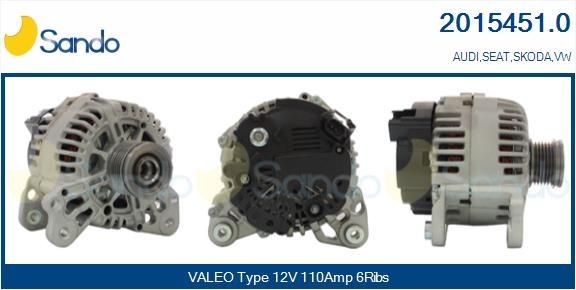 SANDO SCV15002.0 Control Valve, compressor T-ROC 2.0 TDI 4motion 190 PS Diesel