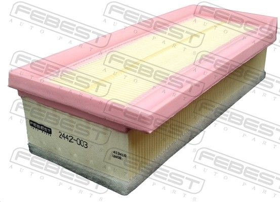 FEBEST Luftfilter Varenummer: 2442-003 billige