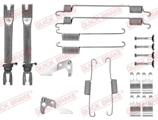 QUICK BRAKE 105-0030S-02 Tilbehørssæt, bremsebakker FOCUS 2.0 Ti-GDi 170 HK Benzin 2020