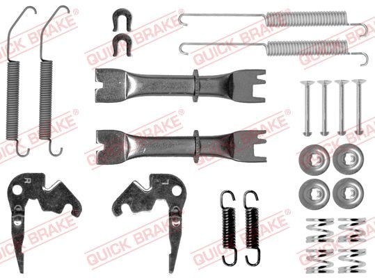 QUICK BRAKE 105-0033S Tilbehørssæt, bremsebakker C-ZERO C-Zero 67 HK EL