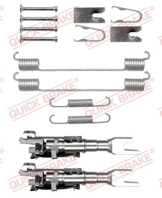 QUICK BRAKE 105-0883S Lisakomplekt, Piduriklotsid T-CROSS 1.0 TSi (CHZL, DKLA) 95 HP Bensiin