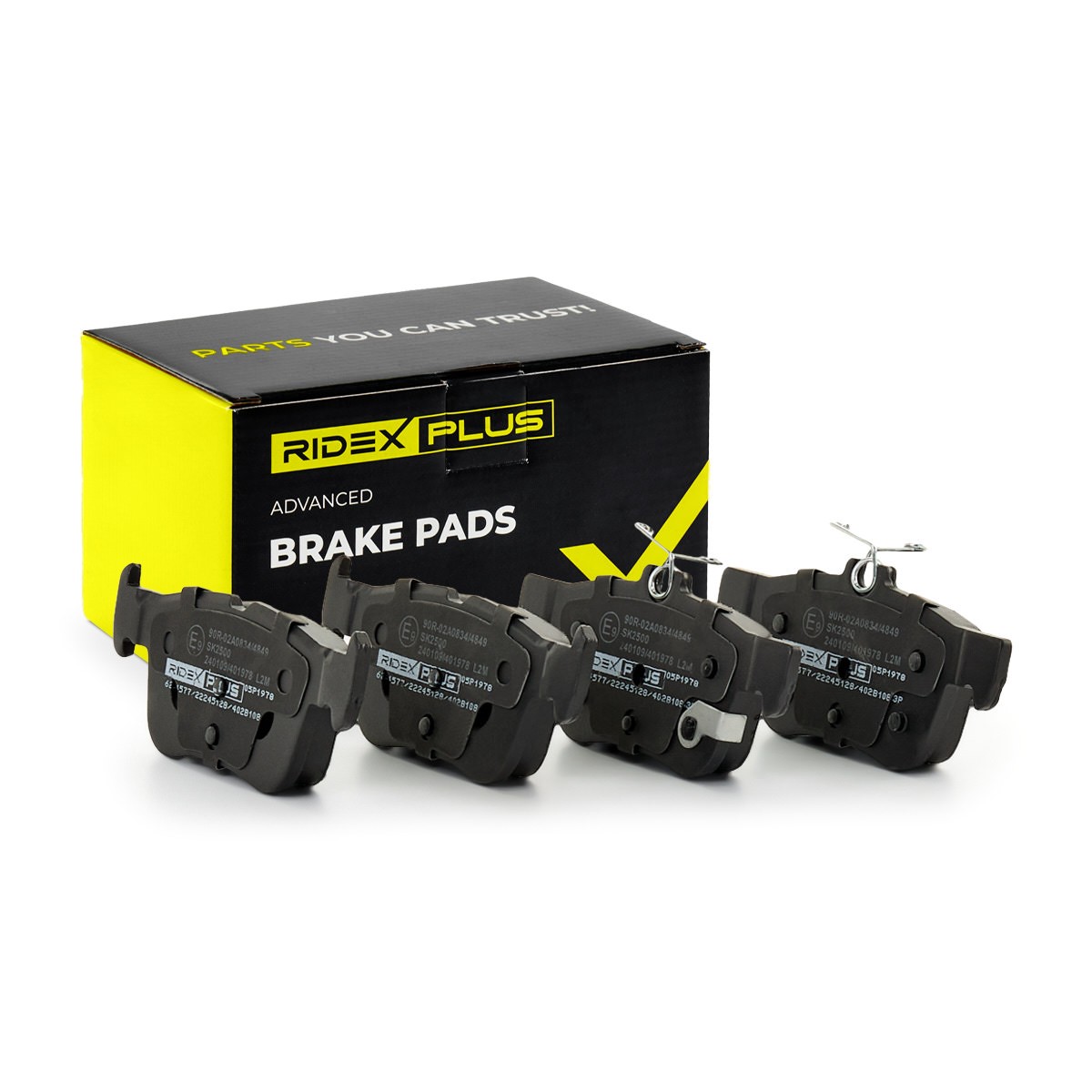 RIDEX PLUS Brake pad set Article number: 402B1083P cheaply