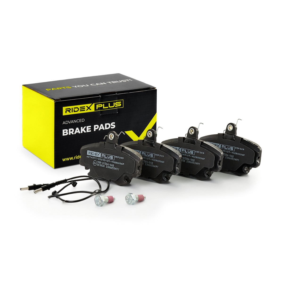 RIDEX PLUS Brake pad set Article number: 402B0036P cheaply